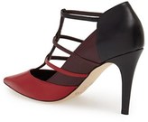Thumbnail for your product : Jimmy Choo 'Vote' Triple Buckle T-Strap Pointy Toe Pump (Women)