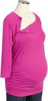 Thumbnail for your product : Old Navy Maternity Raglan-Snap Jersey Nursing Tops