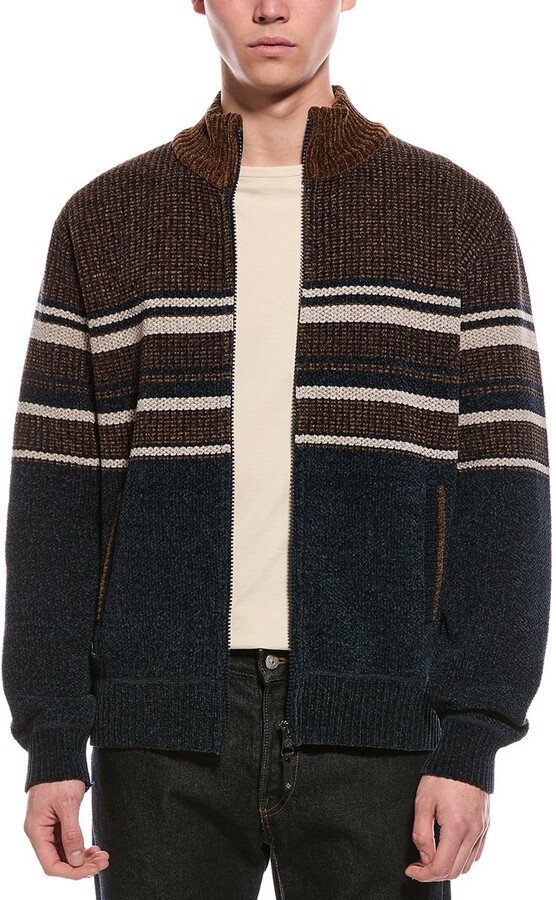 Point Zero Semi Fit Zip Mock Neck Sweater