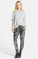 Thumbnail for your product : MICHAEL Michael Kors Houndstooth Sequin Track Pants
