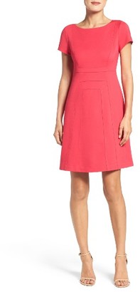 Adrianna Papell Women's Ponte Fit & Flare Dress