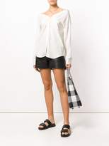 Thumbnail for your product : Theory cold shoulder shirt