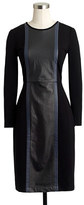 Thumbnail for your product : J.Crew Petite leather panel dress