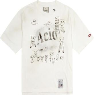 Maison Mihara Yasuhiro Distressed Acid Printed Cotton T