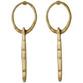 Thumbnail for your product : Pilgrim Gold Plated Ear Studs