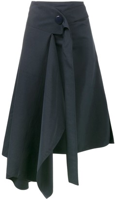 Marni Goma Asymmetric Midi Skirt