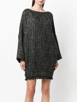 Thumbnail for your product : Talbot Runhof Boxy-Fit Tweed Dress