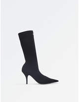 Balenciaga Knife 80 spandex heeled boots