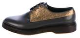 Thumbnail for your product : Brunello Cucinelli Leather Lace-Up Oxfords
