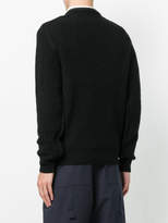 Thumbnail for your product : Issey Miyake textured front V-neck sweater