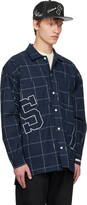 Thumbnail for your product : Saintwoods Navy Check Shirt