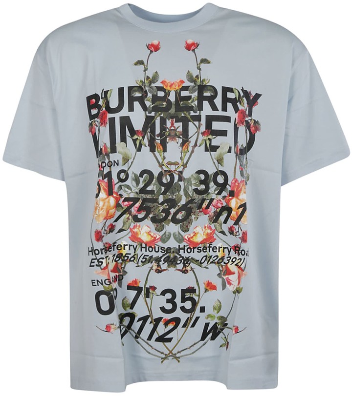 Burberry Limited Floral Print T-shirt - ShopStyle
