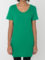 Thumbnail for your product : American Apparel Sheer Rib Short Sleeve Tunique