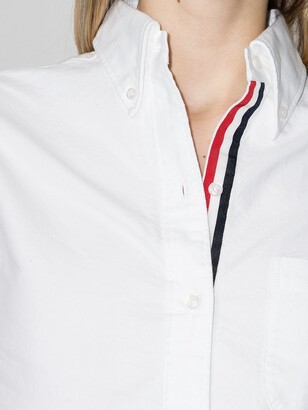 Thom Browne RWB-stripe mini shirtdress