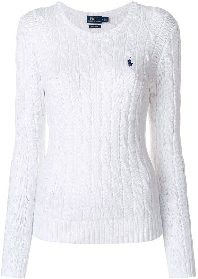 white ralph lauren sweater