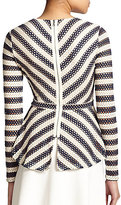 Thumbnail for your product : BCBGMAXAZRIA Franseen Printed Peplum Top