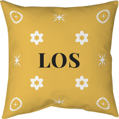 Khieu Los Angeles Basketball Colors Red Blue White Cotton Twill Pillow 14 Inch X 14 Inch