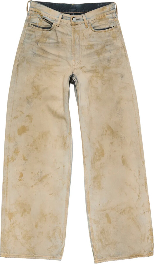 Logo-Patch Denim Trousers