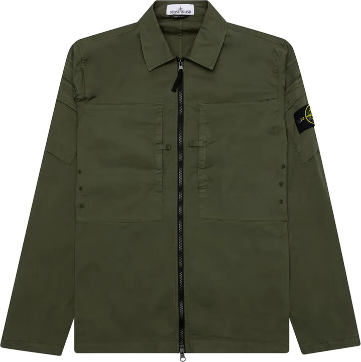 Stone Island Compass-badge zip-up jacket