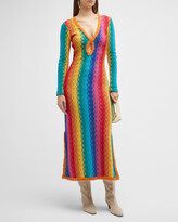 Thumbnail for your product : Alexis Solei Multicolor Textured Maxi Dress