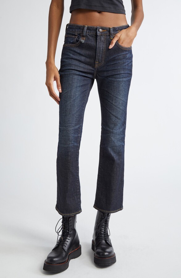 R 13 Kick Fit Crop Jeans