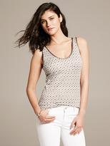 Thumbnail for your product : Banana Republic Chain Print Luxe-Touch Tank