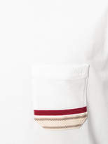 Thumbnail for your product : Ferragamo striped pocket T-shirt