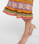 Thumbnail for your product : Anna Kosturova Lila crochet midi dress