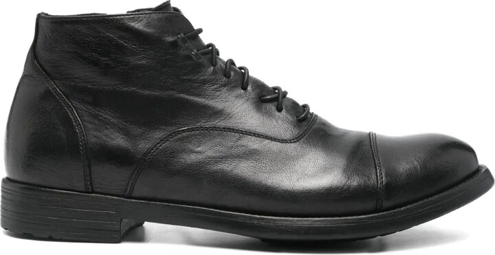 Officine Creative Lace-Up Zip-Detail Boots