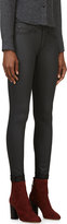Thumbnail for your product : Rag and Bone 3856 Rag & Bone Charcoal Grey Coated The Legging Jeans