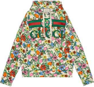 Gucci Pop Flora printed hoodie