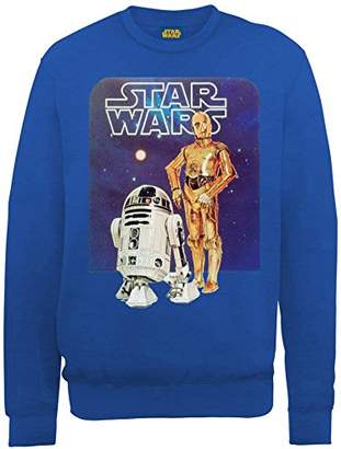 Star Wars Boys Artoo 3PO Sweatshirt,(Manufacturer Size:12-13)