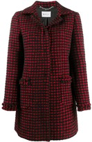 Thumbnail for your product : Blumarine Patterned Single Breasted Coat