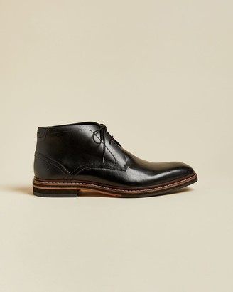 mens black desert boots uk