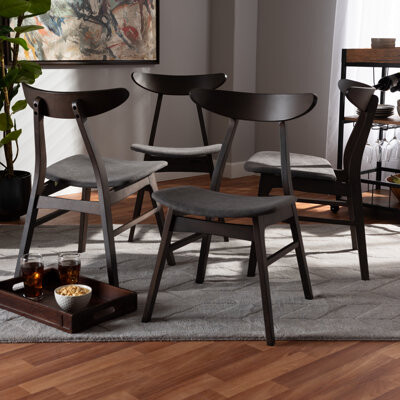 Foundry Select Chikamara Solid Wood Ladder Back Side Chair