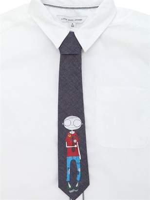 Little Marc Jacobs Cotton Oxford Shirt W/ Tie