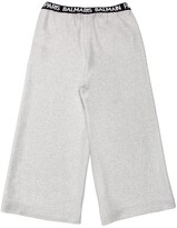 Thumbnail for your product : Balmain Logoed Lurex Culotte Pants
