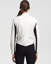 Thumbnail for your product : Kenneth Cole New York Virginia Contrast Moto Jacket