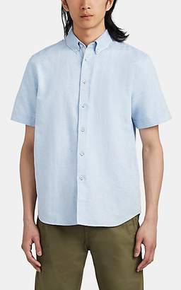 Rag & Bone Men's Smith Cotton-Linen Button-Down Shirt - Lt. Blue