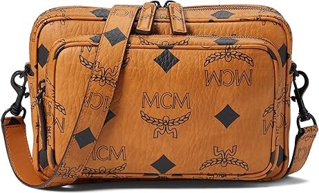 MCM Aren Maxi Monogram Small Crossbody Bag