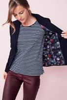 Thumbnail for your product : Next Womens Navy/White Basic Long Sleeve Stripe T-Shirt
