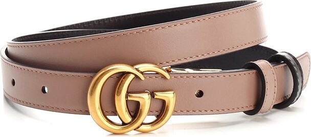 Gucci GG Marmont Reversible Thin Belt