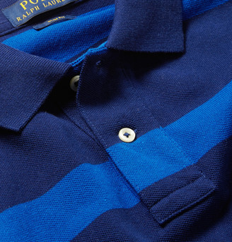 Polo Ralph Lauren Striped Cotton-Pique Polo Shirt