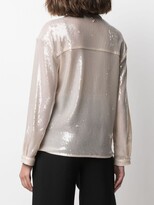 Thumbnail for your product : Patrizia Pepe All-Over Sequin Shirt