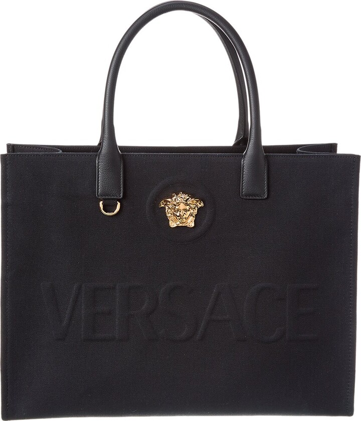 Versace large La Medusa tote bag - ShopStyle