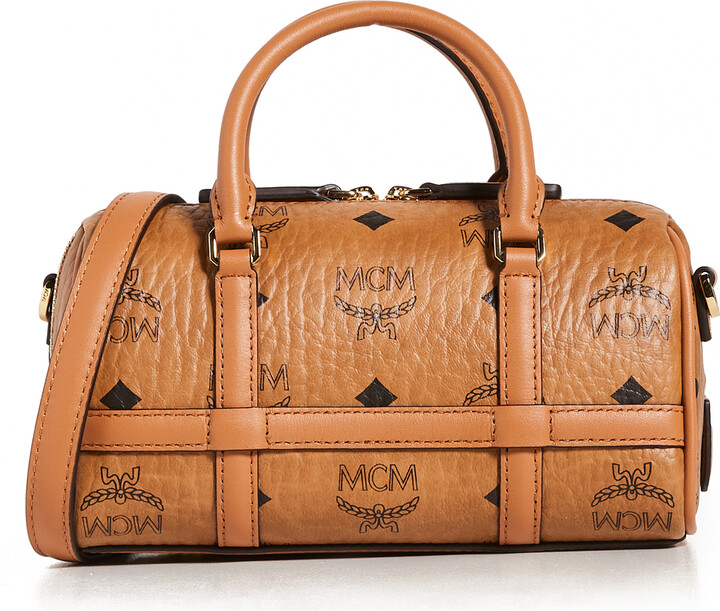 MCM Boston Handbag Blue - $140 (64% Off Retail) - From Happy