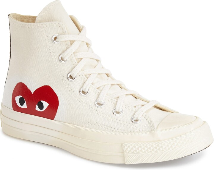 converse love heart shoes