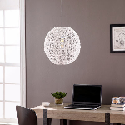 Ebern Designs Round Pendant Shade
