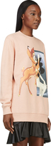 Thumbnail for your product : Givenchy Peach Bambi Graphic Sweatshirt