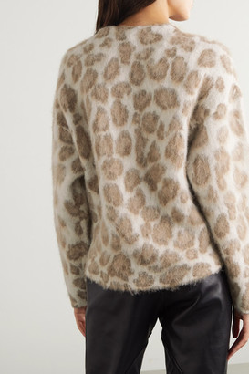 Rag & Bone Printed Alpaca-blend Sweater - Leopard print